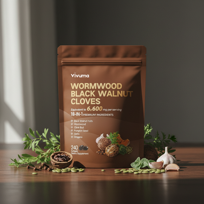 Wormwood Black Walnut Cloves | 18-in-1 | 240 Softgels